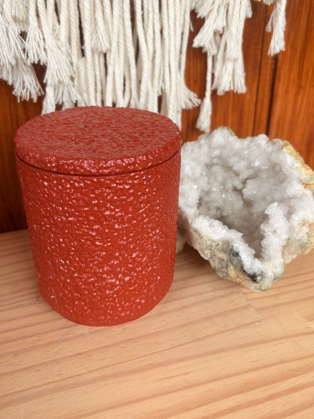Red Oxide and Oriental Blossom Terra Veil Candle