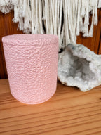 Blush Pink and Baby Powder Terra Veil Candle